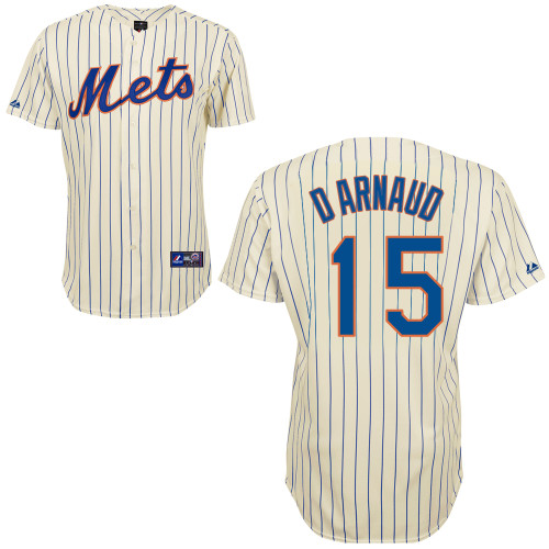 Travis d Arnaud #15 Youth Baseball Jersey-New York Mets Authentic Home White Cool Base MLB Jersey